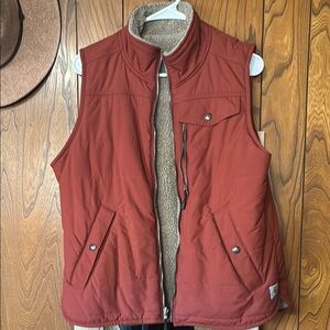 Carhartt Rust Brown Vest